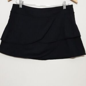 Rese women skort performance outdoor casual black L tennis athletic y2k girly